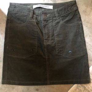 Army green corduroy sweater